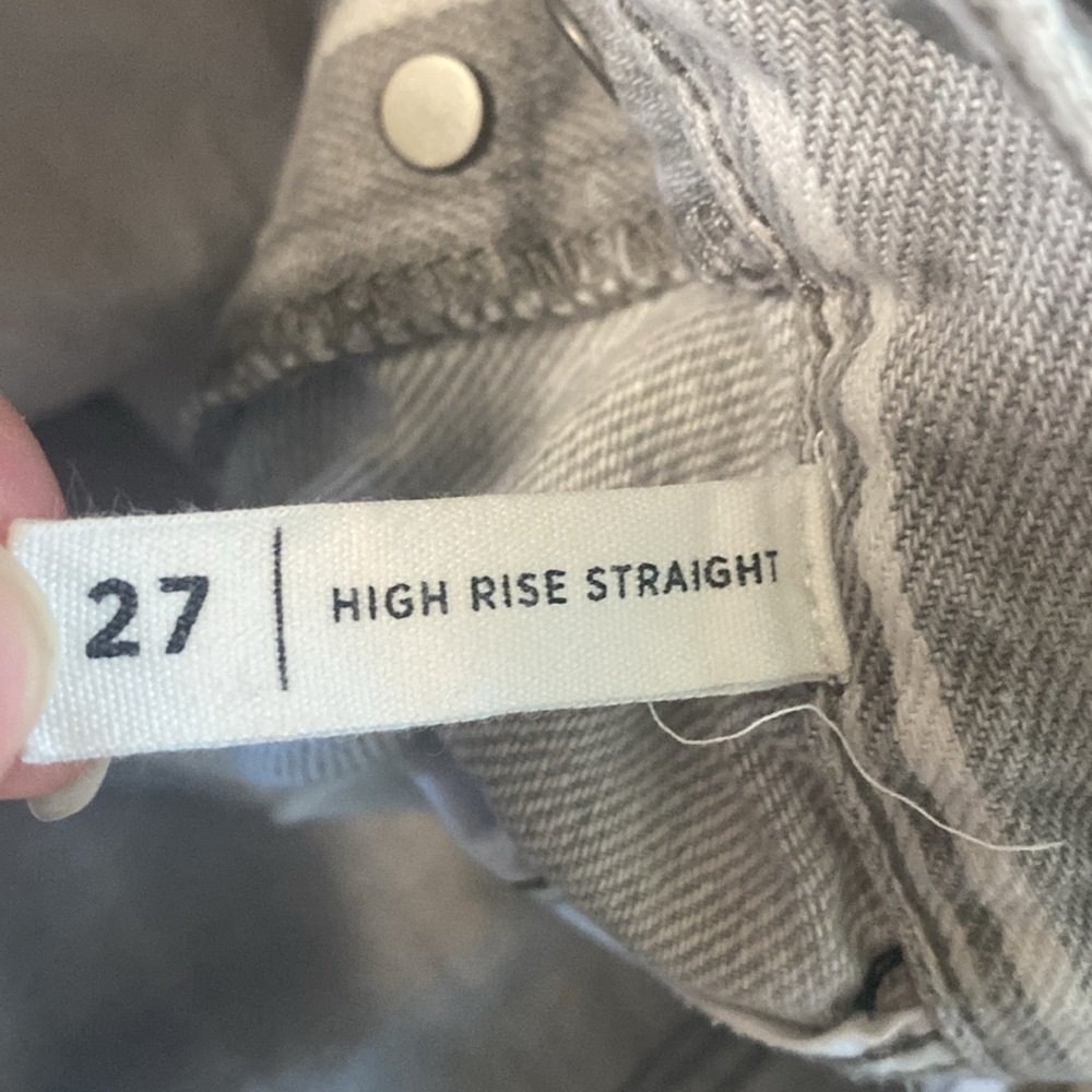 Pacsun high rise straight leg Jeans button fly size 27 Pants - Picture 11 of 12